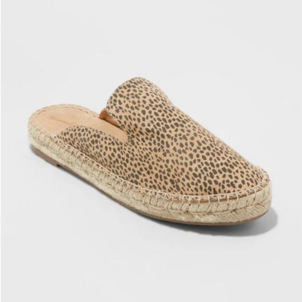 Universal Thread Clara Leopard Espadrille Mule